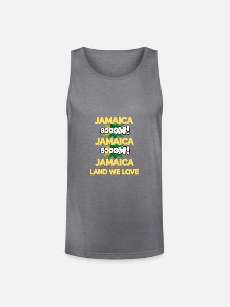 Jamaica Boom v3 - Unisex Tri-Blend Organic Tank - heather gray