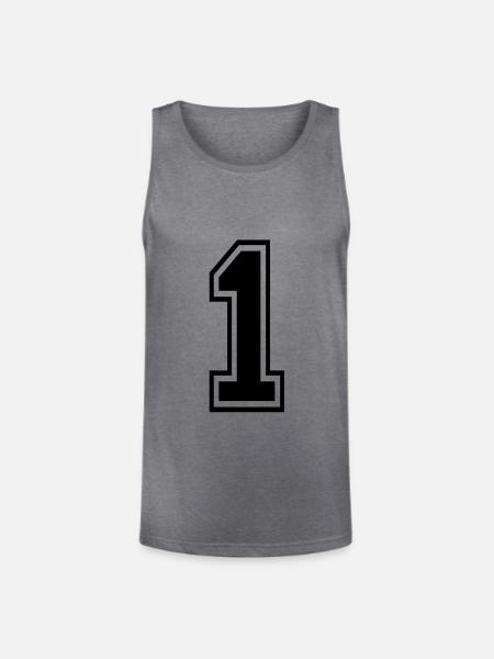 1 - Unisex Tri-Blend Organic Tank - heather gray