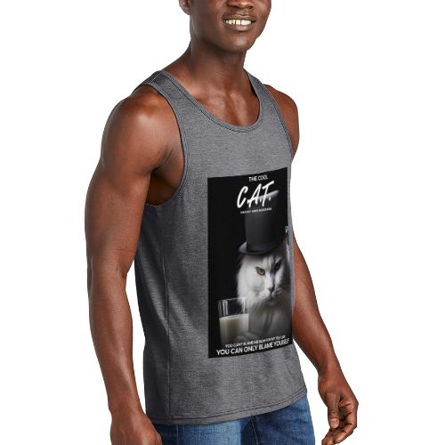 The Cool Cat - Unisex Tri-Blend Organic Tank