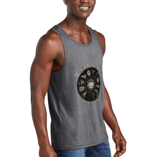 Weird NJ – Zodiac of the Garden State - Unisex Tri-Blend Organic Tank