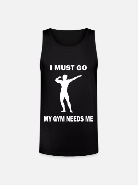 mygym - Unisex Tri-Blend Organic Tank - black