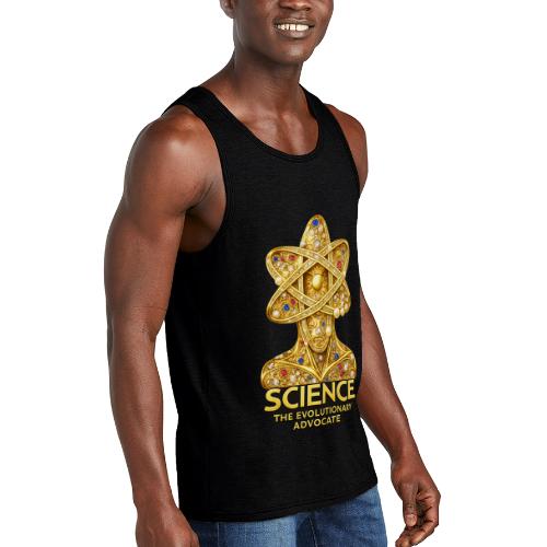 Science the Evolutionary Advocate - Unisex Tri-Blend Organic Tank