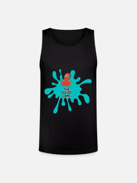 SquidGang merch - Unisex Tri-Blend Organic Tank - black