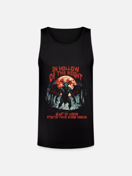 Jersey Devil Creature Mythological Creatures - Unisex Tri-Blend Organic Tank - black