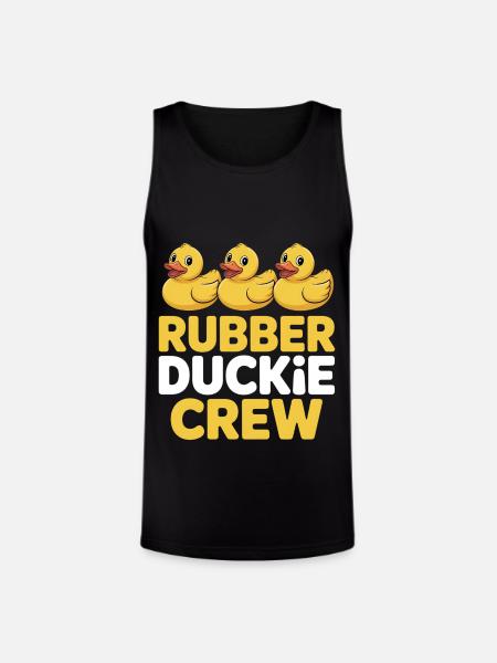 Rubber Duckie Crew - Unisex Tri-Blend Organic Tank - black