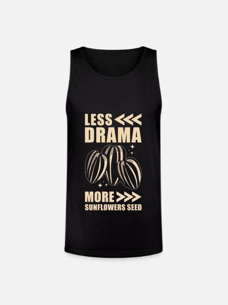 Sunflower Seeds - Unisex Tri-Blend Organic Tank - black