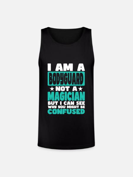 Bodyguard - Unisex Tri-Blend Organic Tank - black