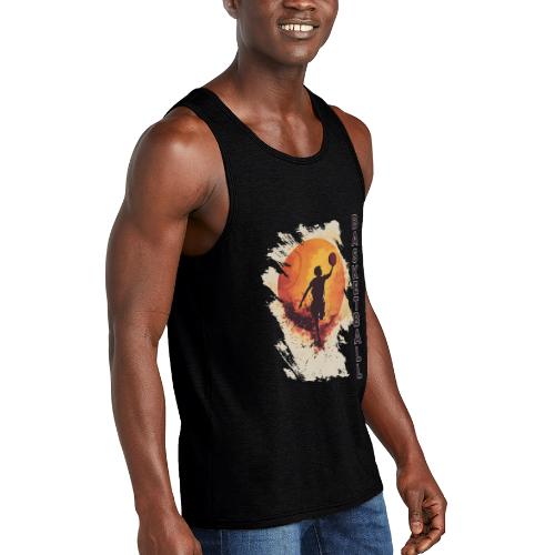 Basketball Stride - Unisex Tri-Blend Organic Tank