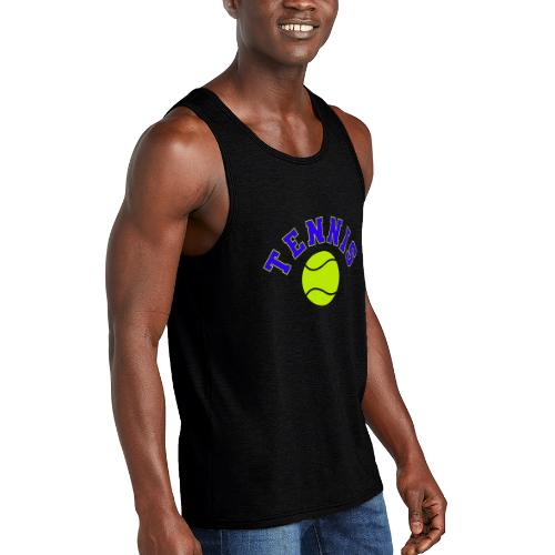 Tennis: Serve in Style - Unisex Tri-Blend Organic Tank