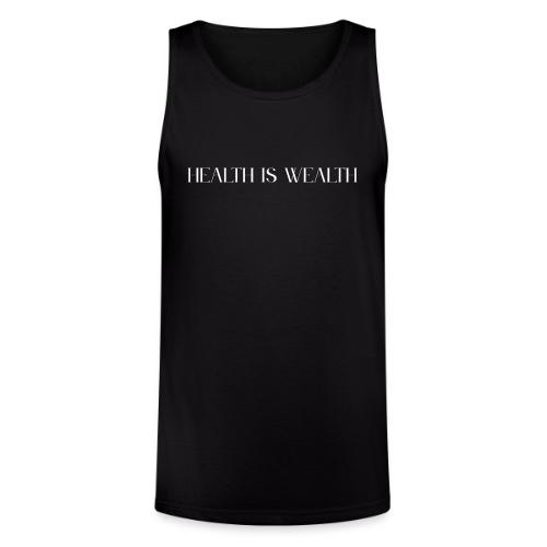 HEALTH IS WEALTH - Unisex Tri-Blend Organic Tank