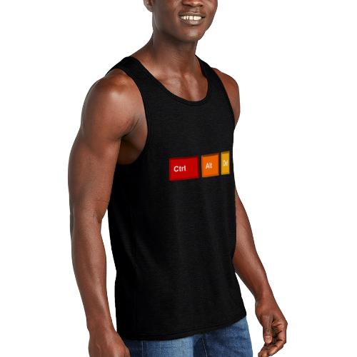 CTRL + ALT + DEL - Unisex Tri-Blend Organic Tank