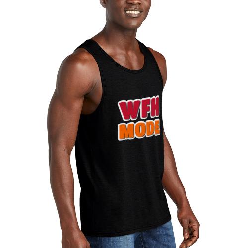 WFH Mode Remote Work Lifestyle Design - Unisex Tri-Blend Organic Tank