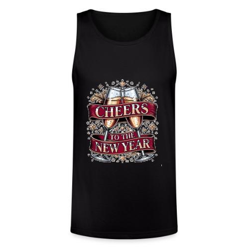 New Year's Champagne T-Shirt - Unisex Tri-Blend Organic Tank