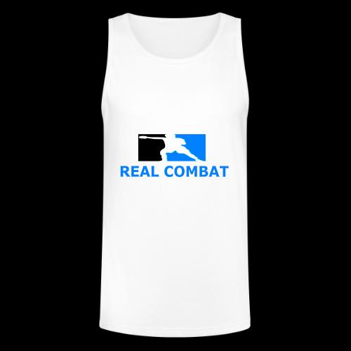 RCM MMA & BOXING Light Blue White Text - Unisex Tri-Blend Organic Tank