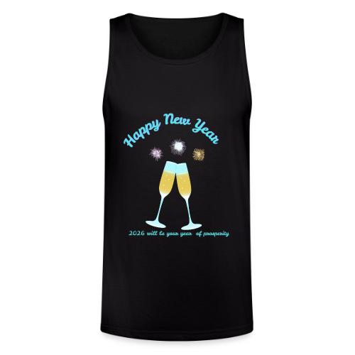 Happy New Year 2026 Prosperity Design - Unisex Tri-Blend Organic Tank