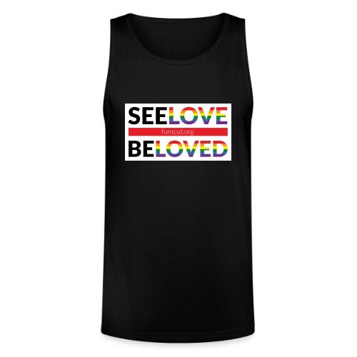 FUMCSD See Love, Be Loved: white design background - Unisex Tri-Blend Organic Tank