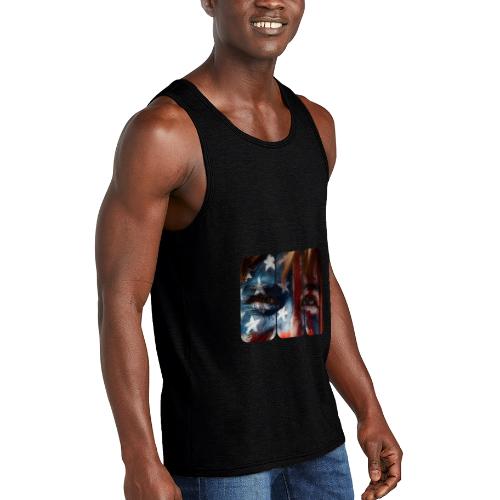 USA: Stars in Their Eyes - Unisex Tri-Blend Organic Tank