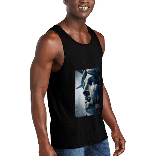 USA: Urban Liberty Triptych - Unisex Tri-Blend Organic Tank