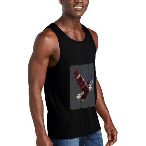 USA: Freedom in Flight - Unisex Tri-Blend Organic Tank