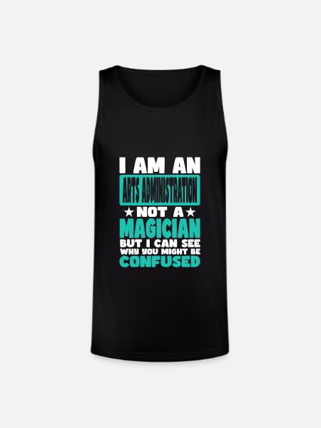 Arts AdminIstration - Unisex Tri-Blend Organic Tank - black