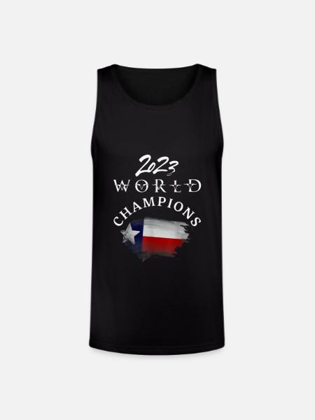 2023 world champions - Unisex Tri-Blend Organic Tank - black