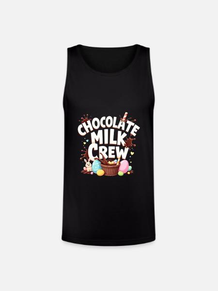 CHOCOLATE MILK CREW - Unisex Tri-Blend Organic Tank - black