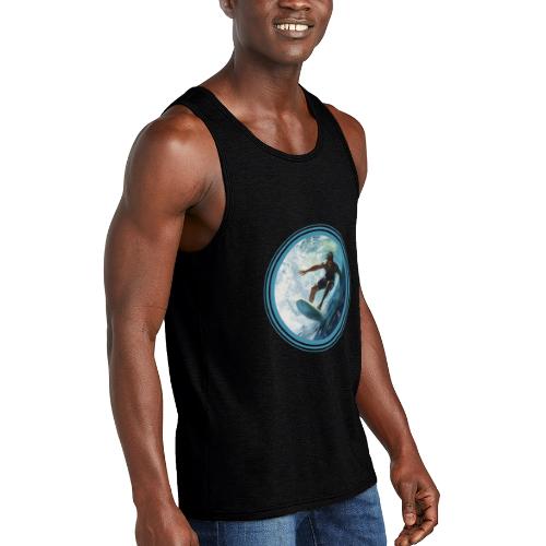 Surfing Freedom - Unisex Tri-Blend Organic Tank