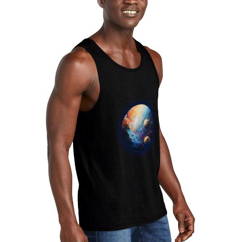 Nebula of Planets - Unisex Tri-Blend Organic Tank