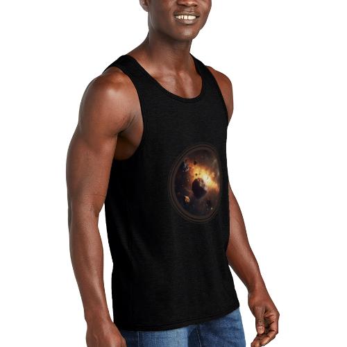 Asteroids Drift - Unisex Tri-Blend Organic Tank