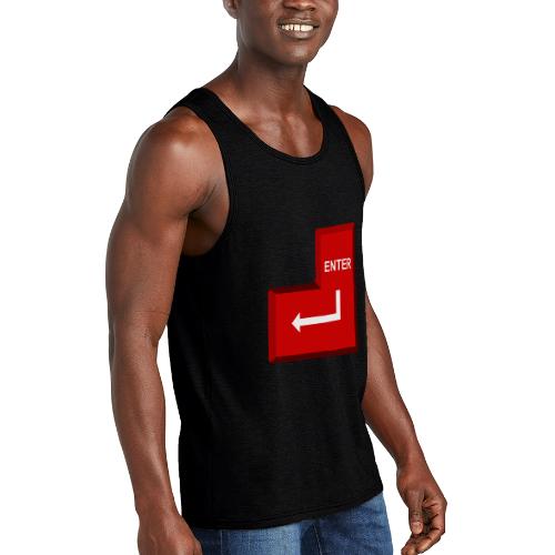 Just Press Enter - Unisex Tri-Blend Organic Tank