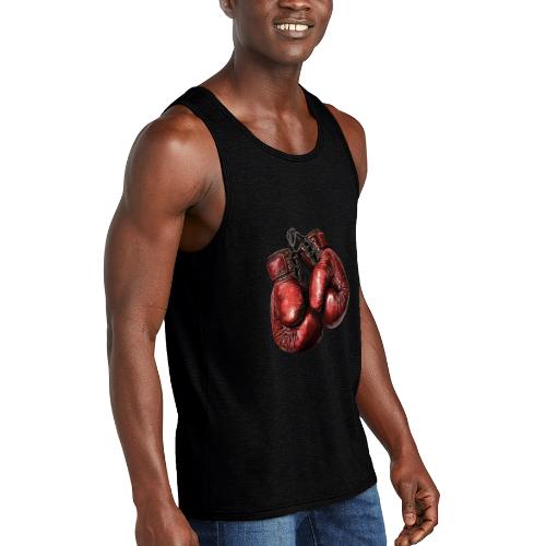 Legacy Boxing Gloves - Unisex Tri-Blend Organic Tank
