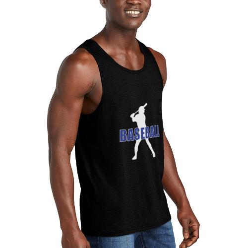 Classic Baseball Swing - Unisex Tri-Blend Organic Tank