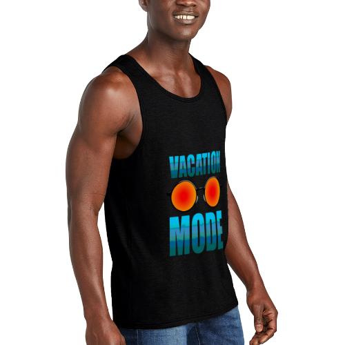 Vacation mode: Ocean Vibes On - Unisex Tri-Blend Organic Tank