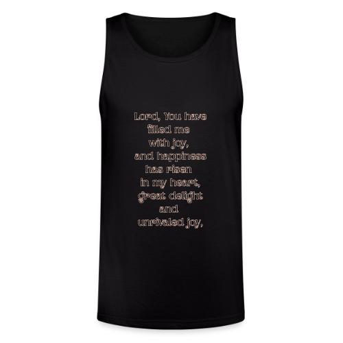 You have filled me with joy - Unisex Tri-Blend Organic Tank