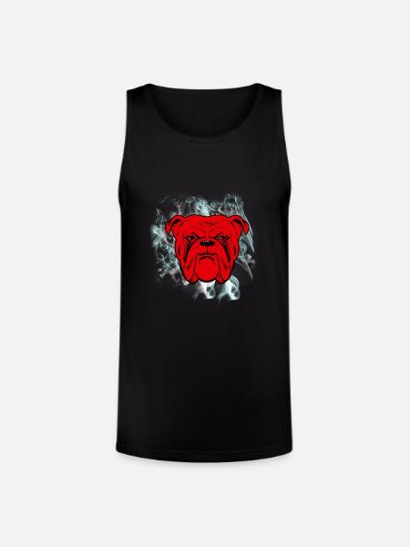 Red Dog Beer - Unisex Tri-Blend Organic Tank - black
