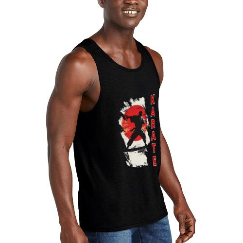 Karate: the spirit of discipline - Unisex Tri-Blend Organic Tank