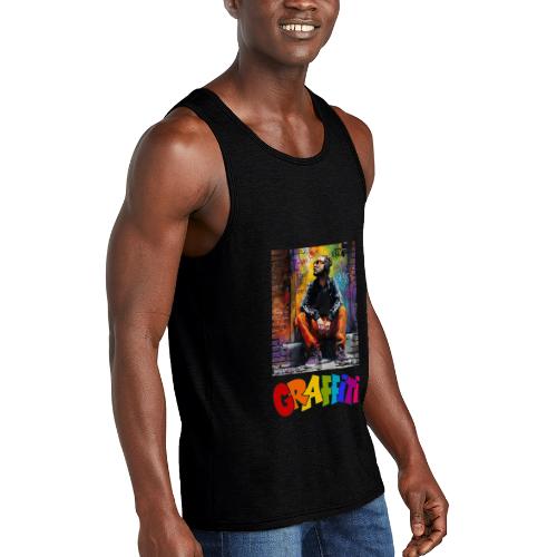 Graffiti: Urban Art - Unisex Tri-Blend Organic Tank