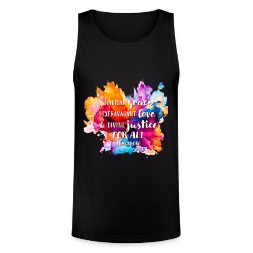Grace Love Justice Color Splash - Unisex Tri-Blend Organic Tank