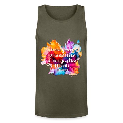 Grace Love Justice Color Splash - Unisex Tri-Blend Organic Tank