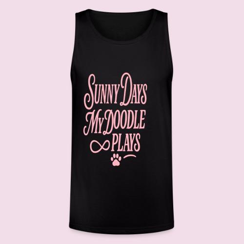 Sunny Days My Doodle Plays - Unisex Tri-Blend Organic Tank