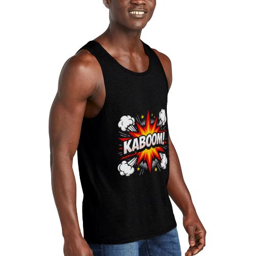 Kaboom Comic Explosion - Unisex Tri-Blend Organic Tank