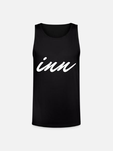 T-shirts Design LOGO"inn" - Unisex Tri-Blend Organic Tank - black