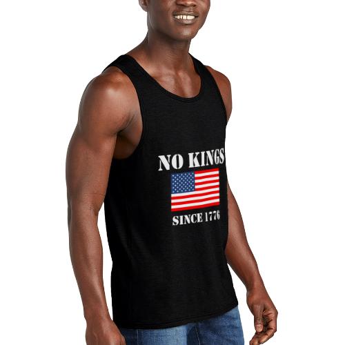 NO KINGS Since 1776 - Unisex Tri-Blend Organic Tank