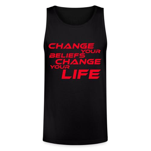 Change Your Beliefs Change Your Life - Unisex Tri-Blend Organic Tank