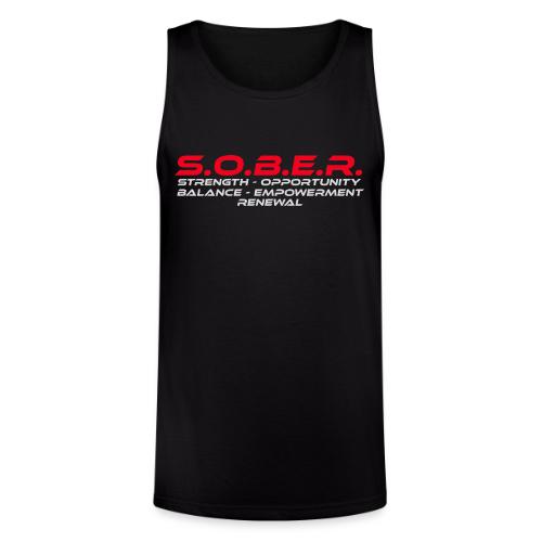 S O B E R - Unisex Tri-Blend Organic Tank