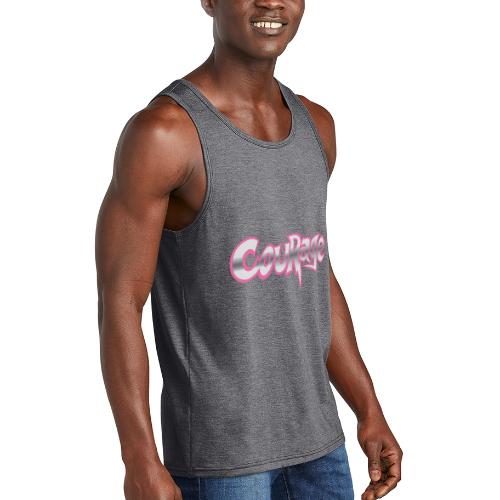 NEW COURAGE LOGO - Unisex Tri-Blend Organic Tank