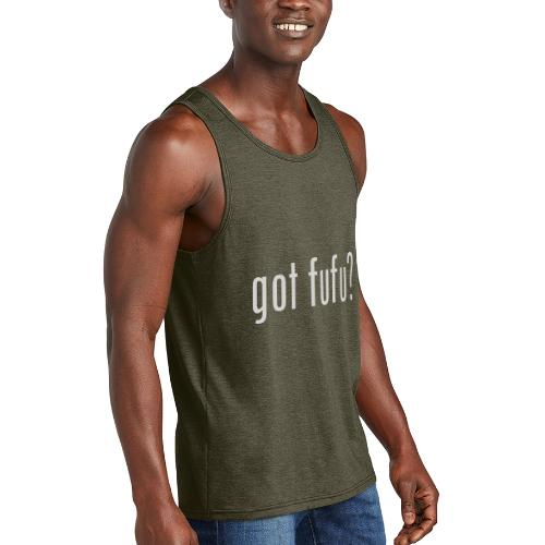 got fufu Women Tie Dye Tee - Pink / White - Unisex Tri-Blend Organic Tank