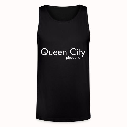 Queen City white - Unisex Tri-Blend Organic Tank
