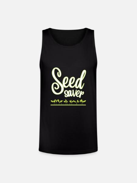 Seed Saver - Unisex Tri-Blend Organic Tank - black