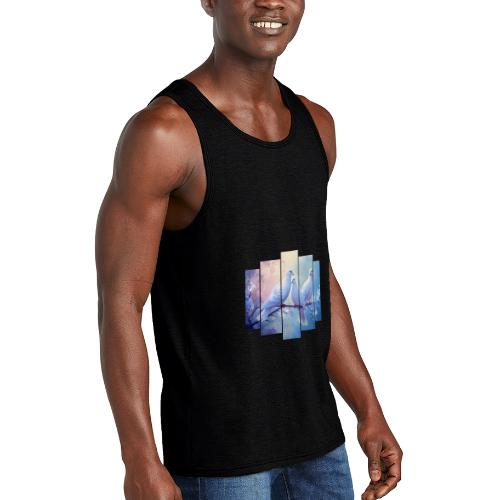 Symbols of Peace and Serenity - Unisex Tri-Blend Organic Tank